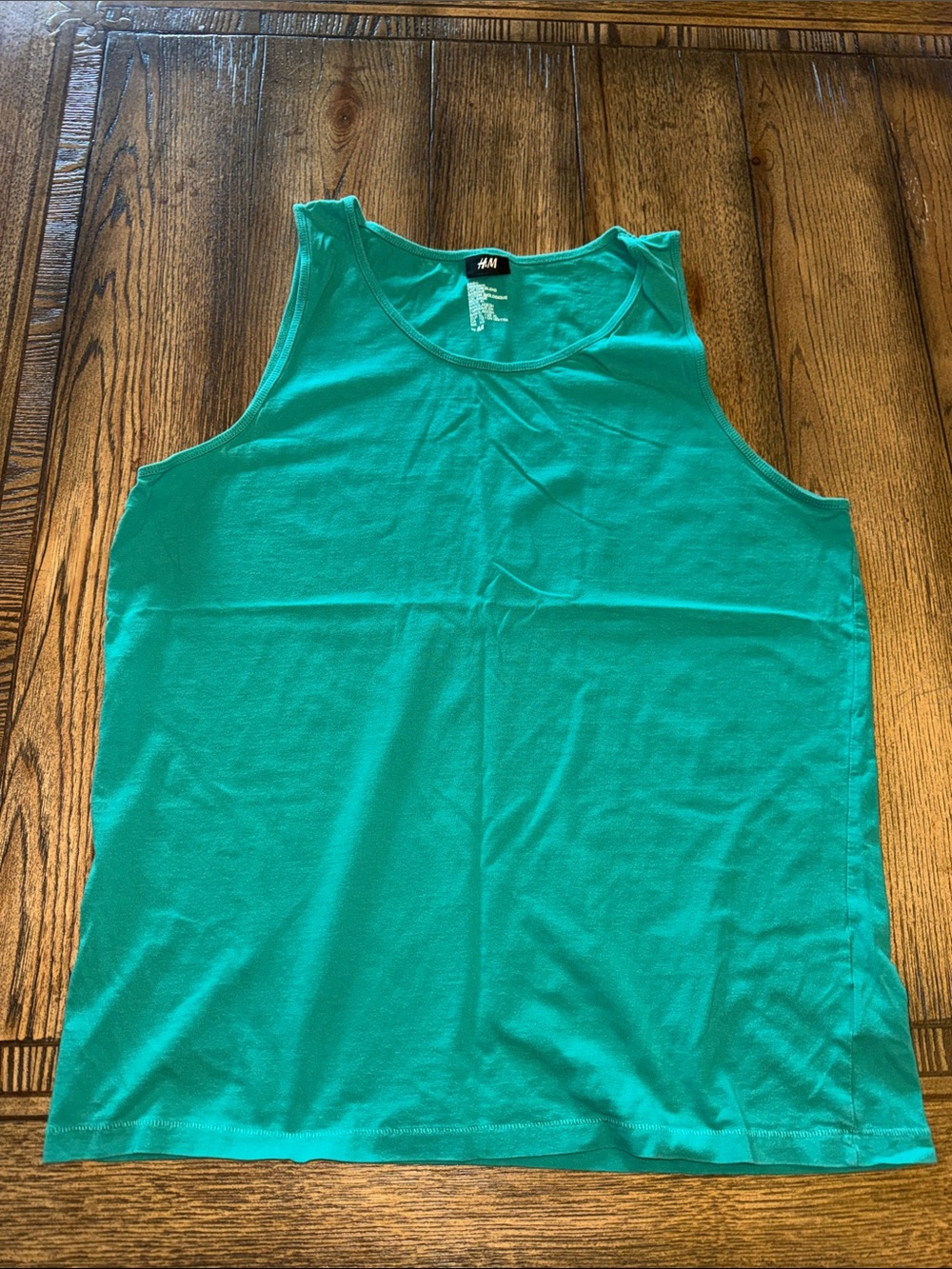 H&M Bright Teal Green Sleeveless Tank